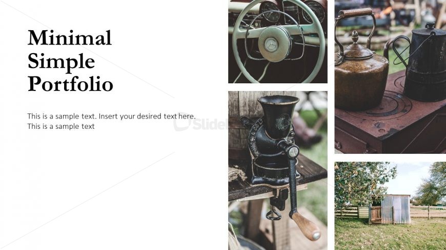 Slide fo Simple Portfolio Presentation