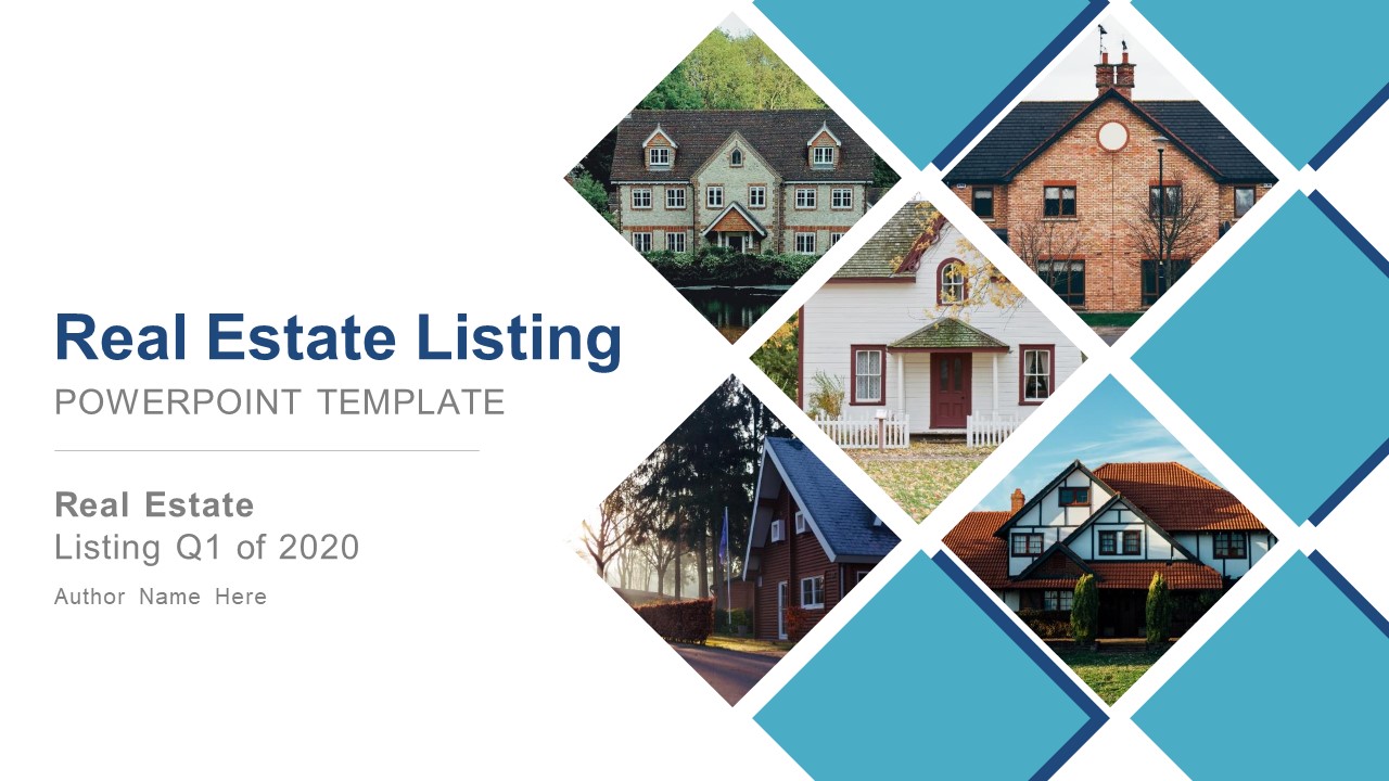 Real Estate Listing PowerPoint Template Within Real Estate Listing Presentation Template