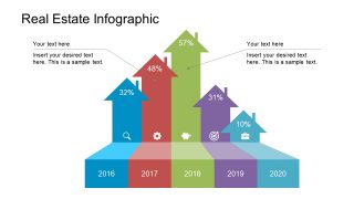 Slide of Data Chart with Infographics