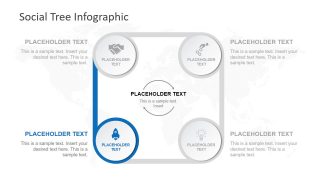 Slide of 4 Steps Diagram Process