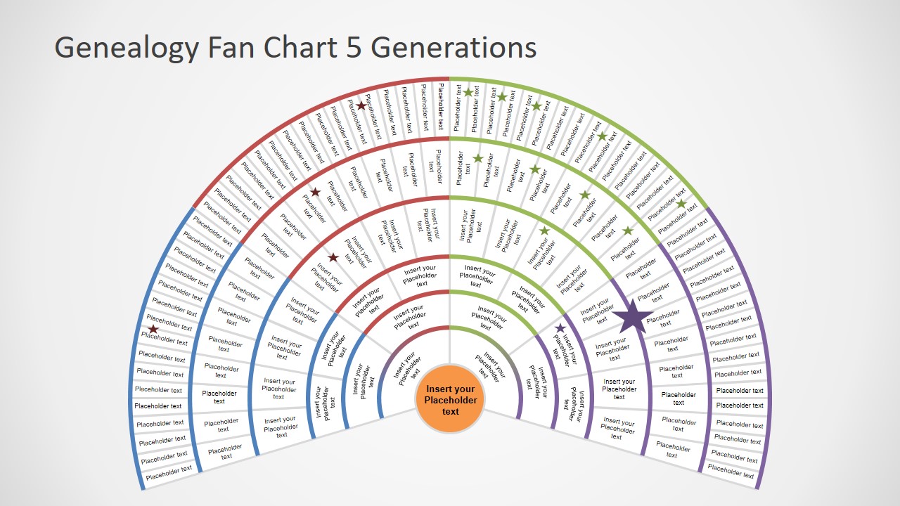 Genealogy Fan Chart 5 Generations