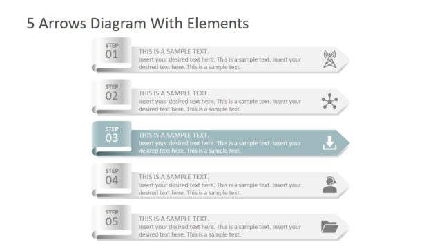 Presentation for 5 Linear Arrows