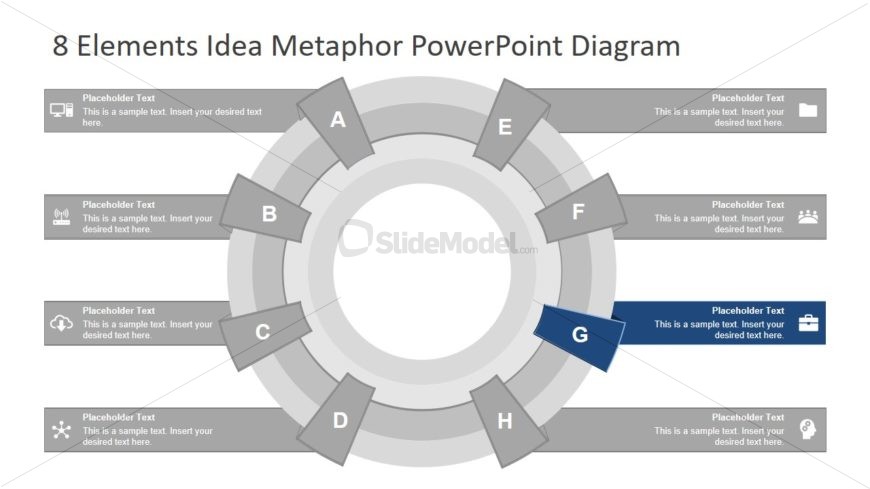 Slide of Infographic Process Cycle