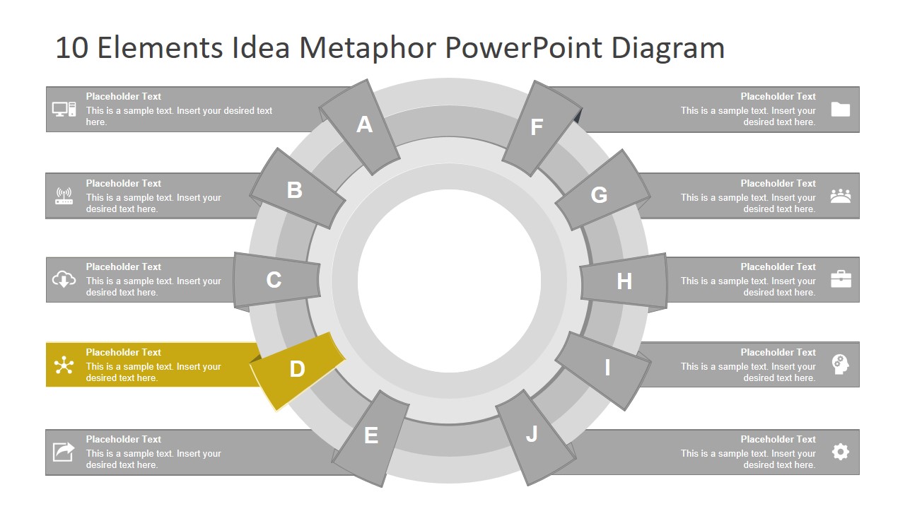PowerPoint Diagram of Circular Design