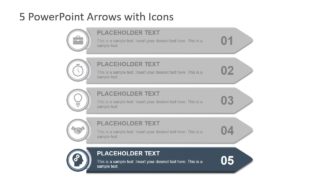 Arrow Bullet List Template 