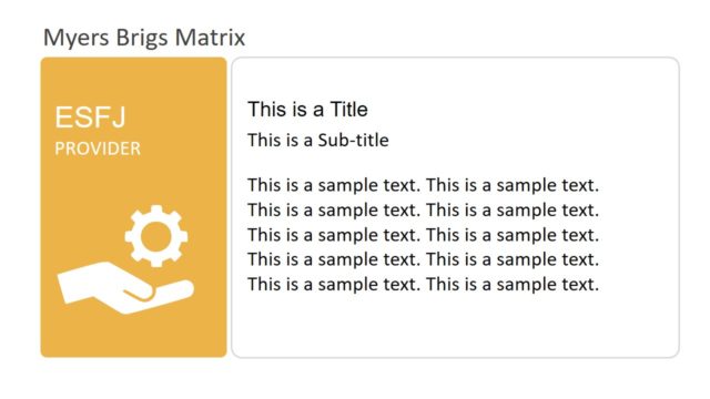 Myers Briggs Provider Slide