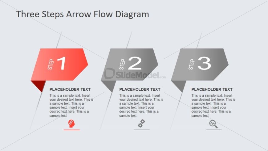 Slide of Arrow Shape Segments