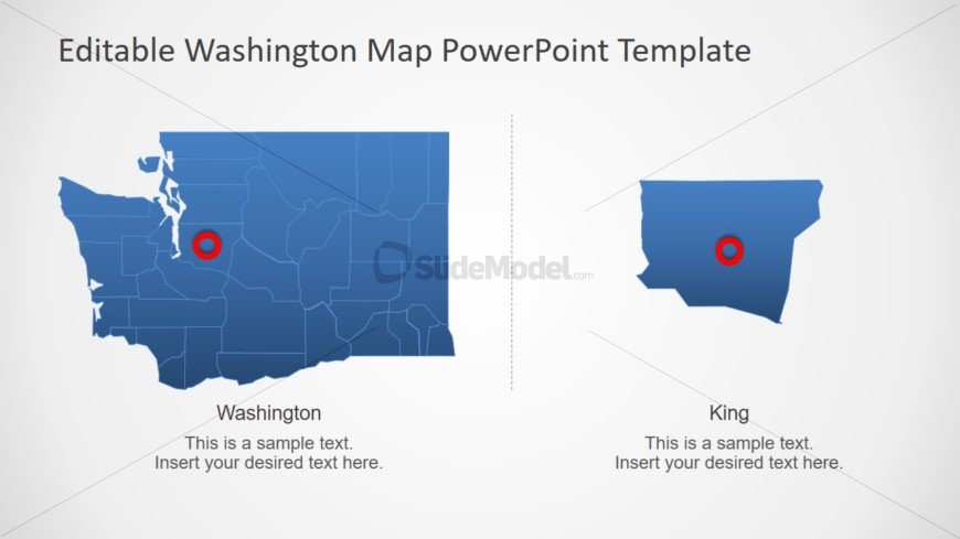 Zoom in Map PowerPoint