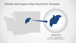 Zoom in County Map of Washington