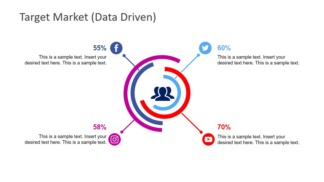 Doughnut Chart Template 4 Steps