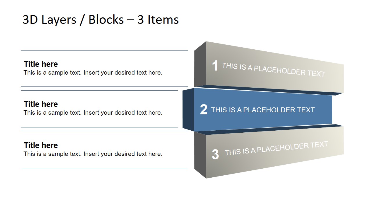 Business 3D Block Diagrams 