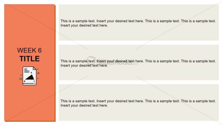 Flat Slide Template of Event Planning