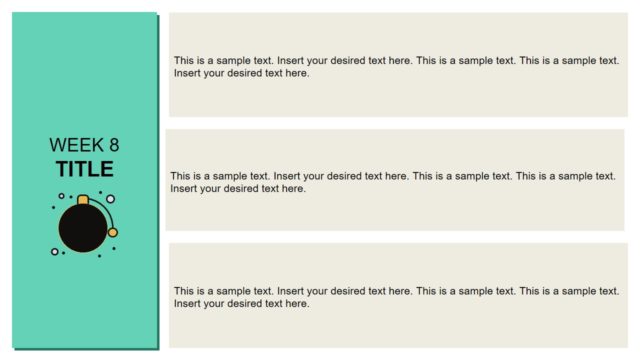 Timeline Weekly Planner PowerPoint