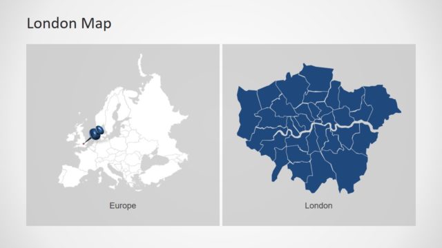 Europe and London Map Presentation