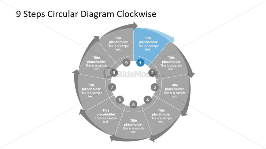 Editable 9 Steps Presentation