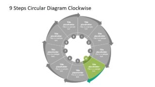 Arrow Shapes Process Cycle PowerPoint