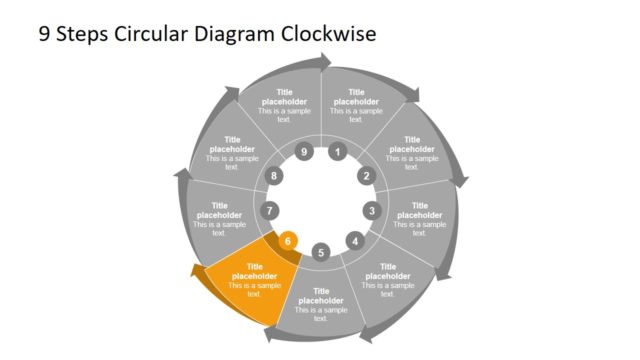 Circular 9 Steps Process Cycle