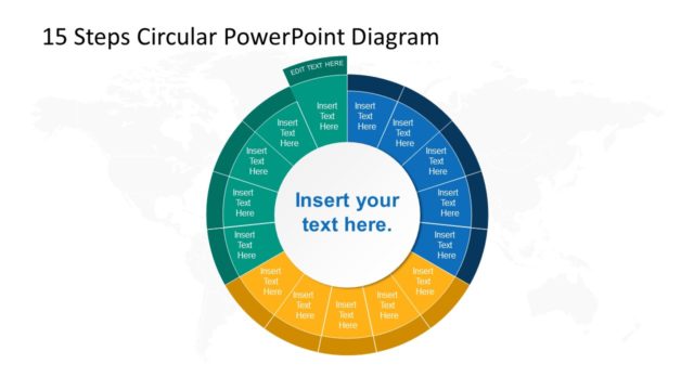 15 Steps Circular Cycle 15 Segment PPT