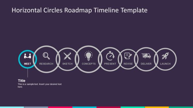 Horizontal Timeline and Planning Template