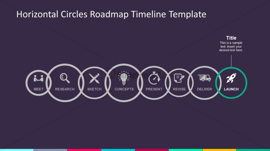 PPT Circular Milestone Business