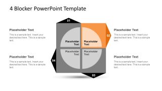 4 Blocker Style PowerPoint Slide 10