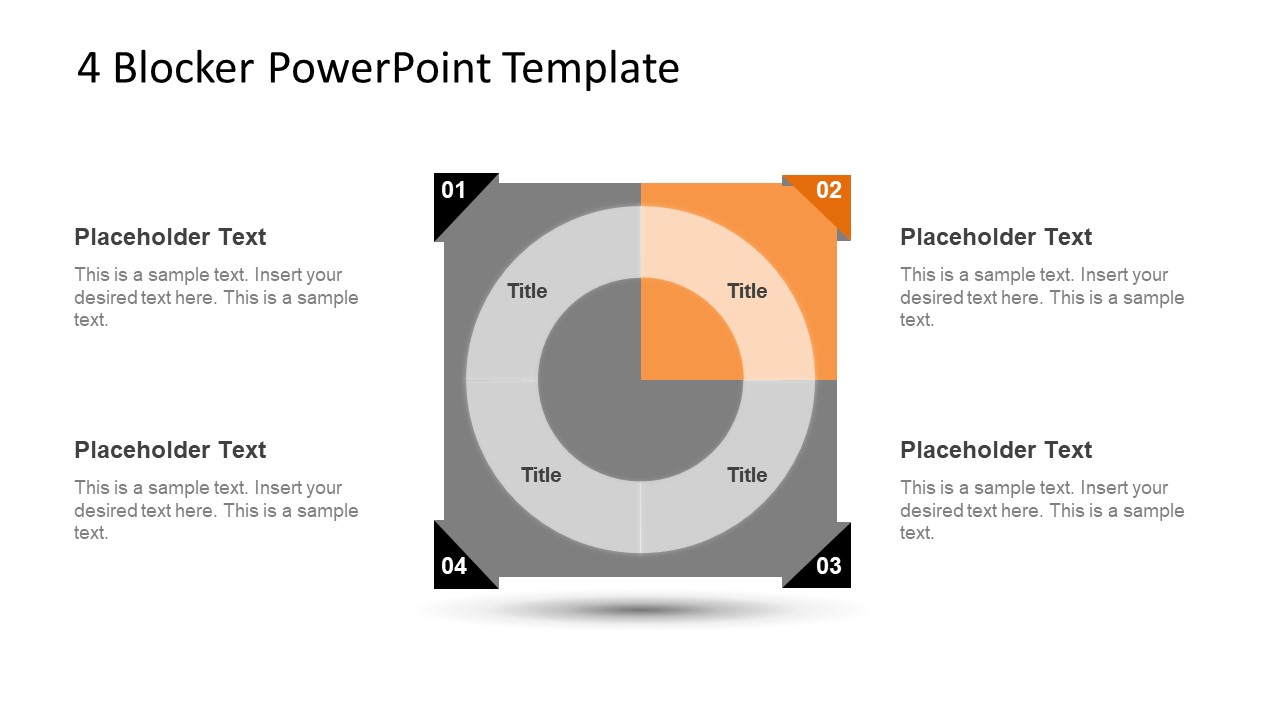 4 Blocker Style PowerPoint Slide 14