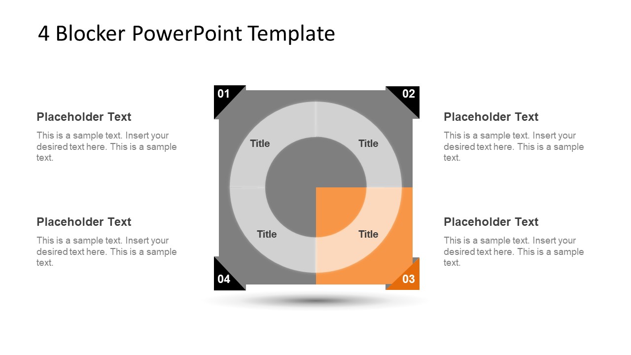4 Blocker Style PowerPoint Slide 15