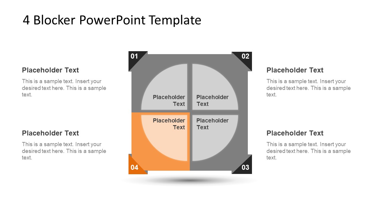 4 Blocker Style PowerPoint Slide 8