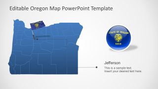 Business Presentation Map Template