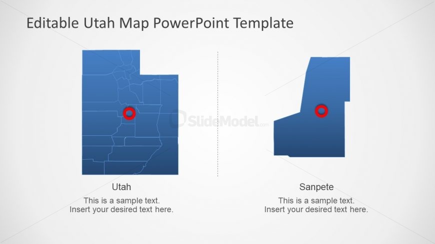 Editable Map of USA State 