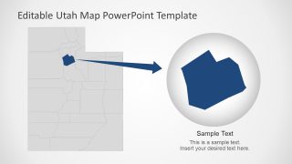 PPT Utah Map with Counties