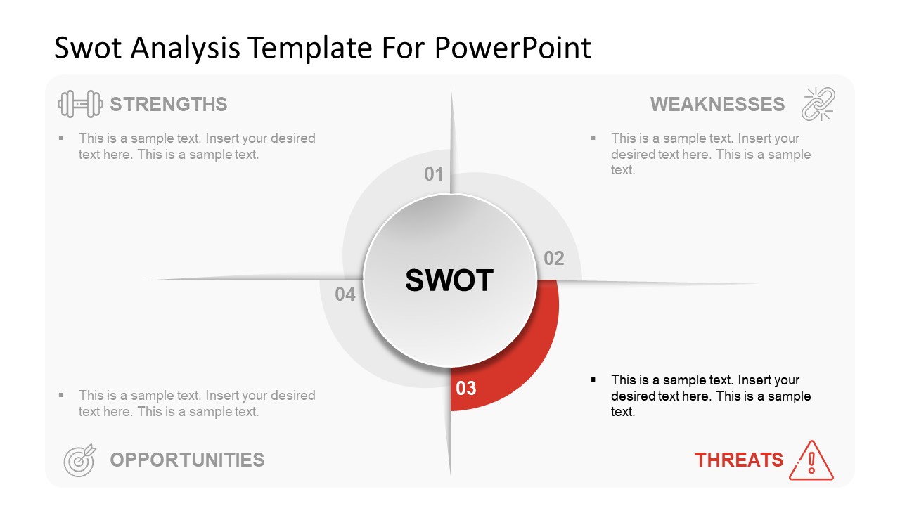 SWOT Analysis Slide of Opportunities 