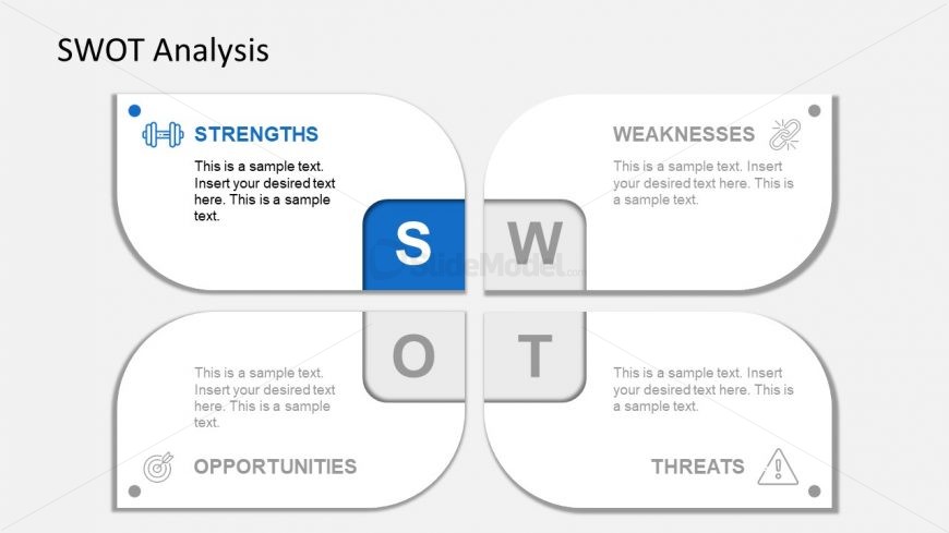 Strength PowerPoint SWOT Analysis - SlideModel