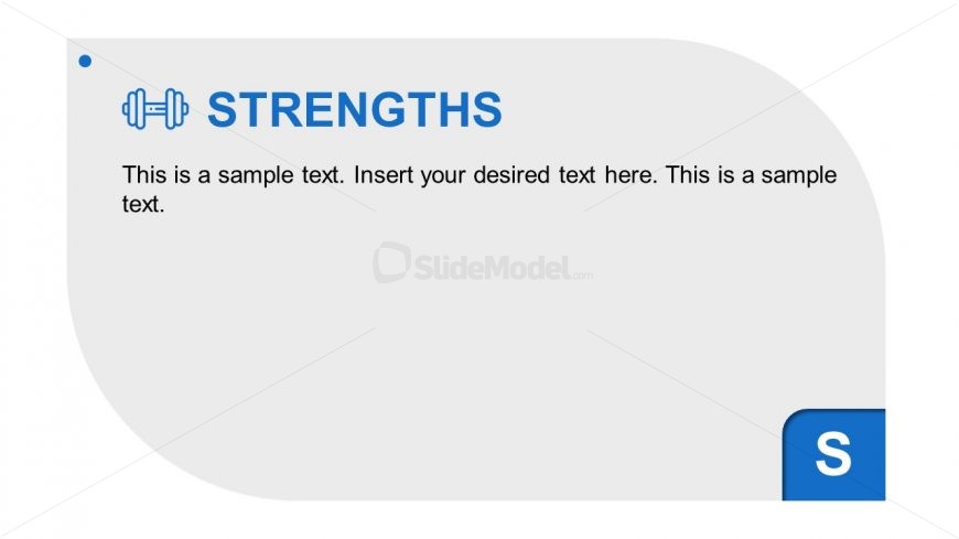 Infographic Editable SWOT Analysis Strengths