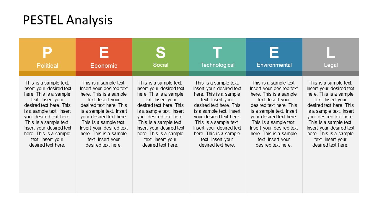 Business Diagram of PESTEL Analysis 