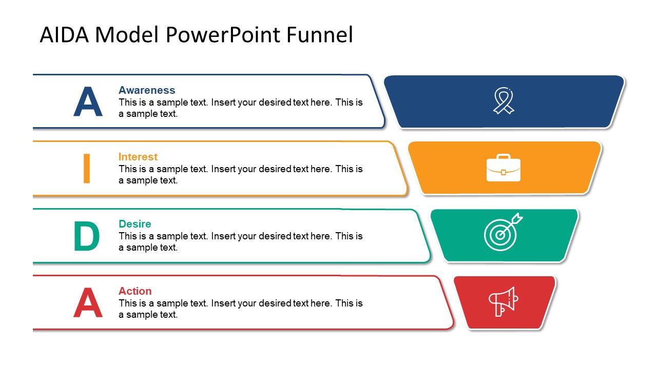 Sovesal satellit Forslag AIDA model PowerPoint Template - SlideModel