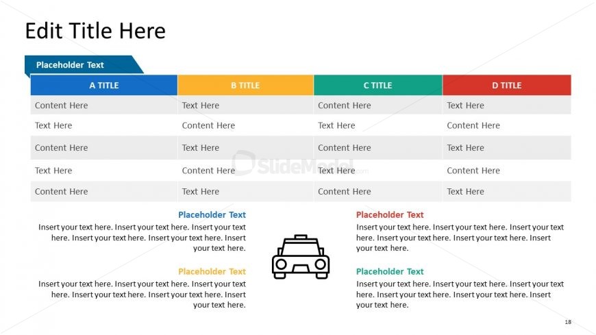 PPT Taxi Data Table