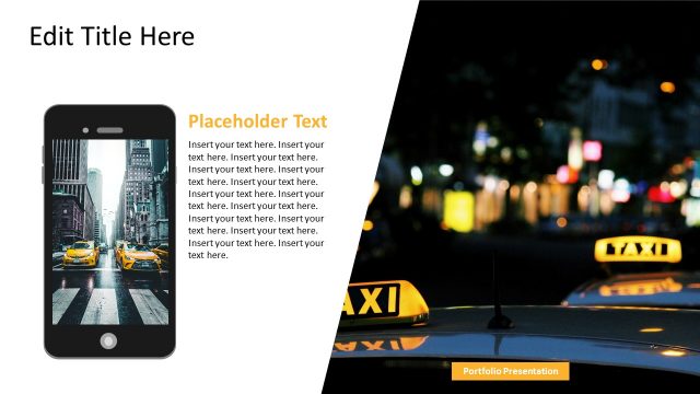 Taxi Themes Mobile Theme Demo PowerPoint