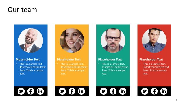 Team Template Slide for Taxi Themes