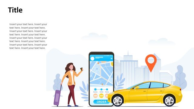 City Taxi Ride Hailing PowerPoint