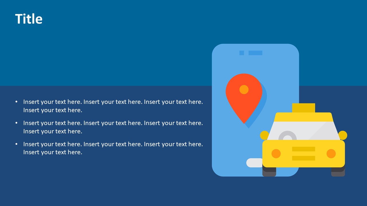 Ride Hailing Business PowerPoint Template SlideModel