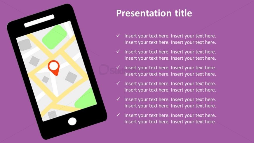 PPT App Map Template