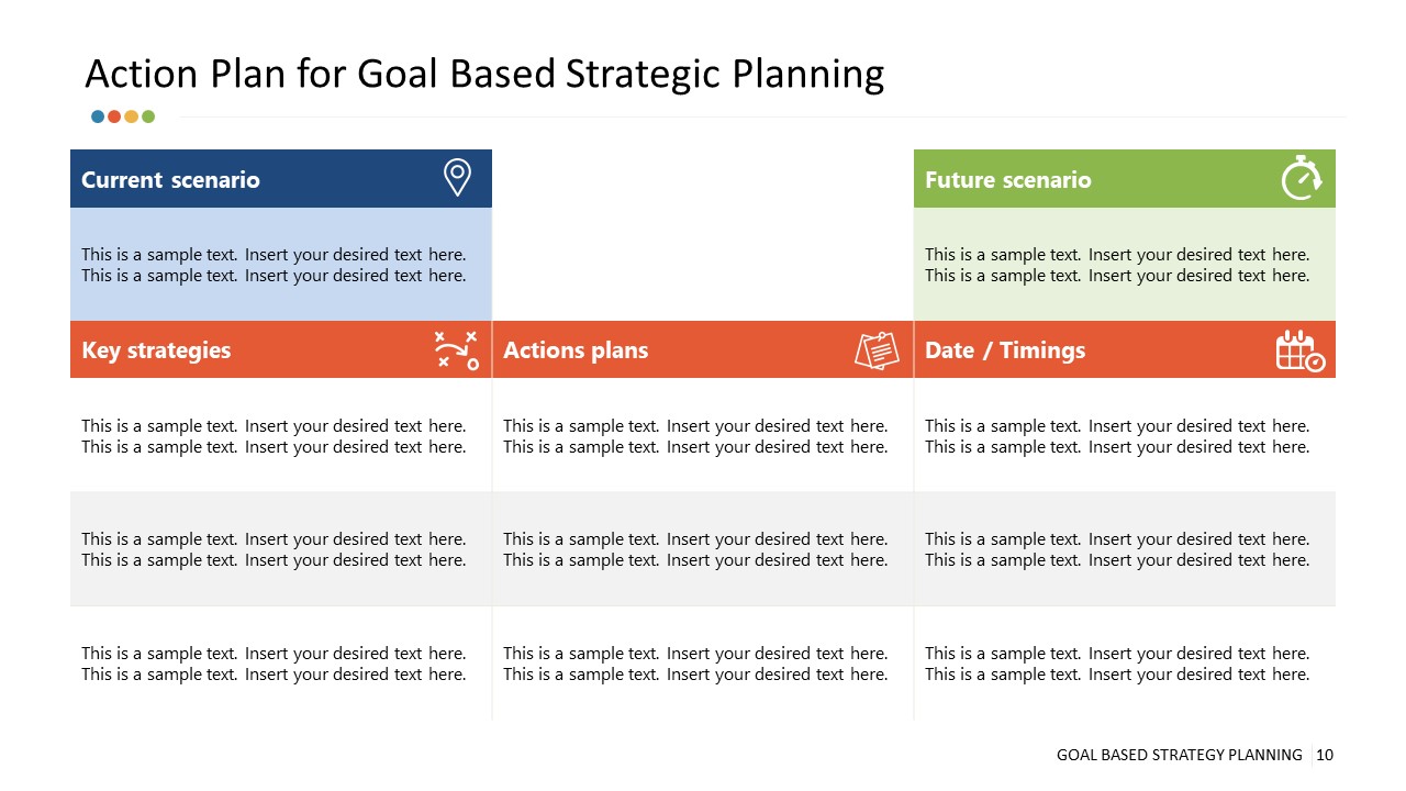 Action Plan Strategy Planning PowerPoint SlideModel