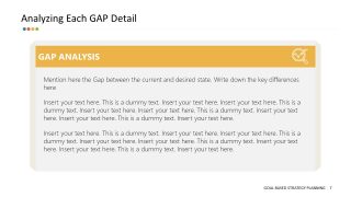 Gap Analysis Template Strategy Model 