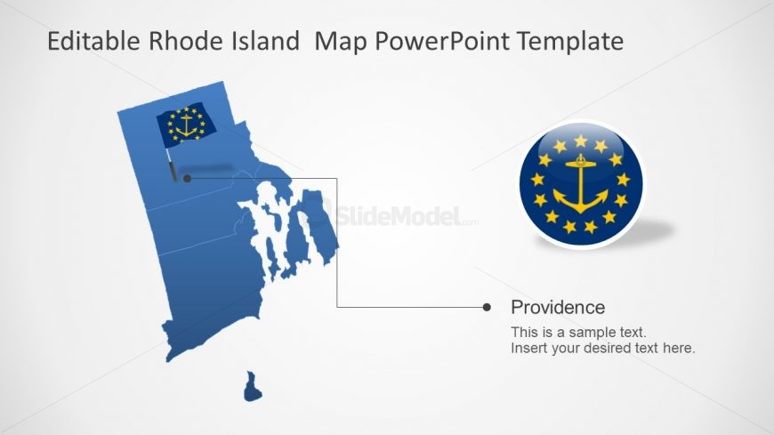 Outline Map Silhouette PowerPoint