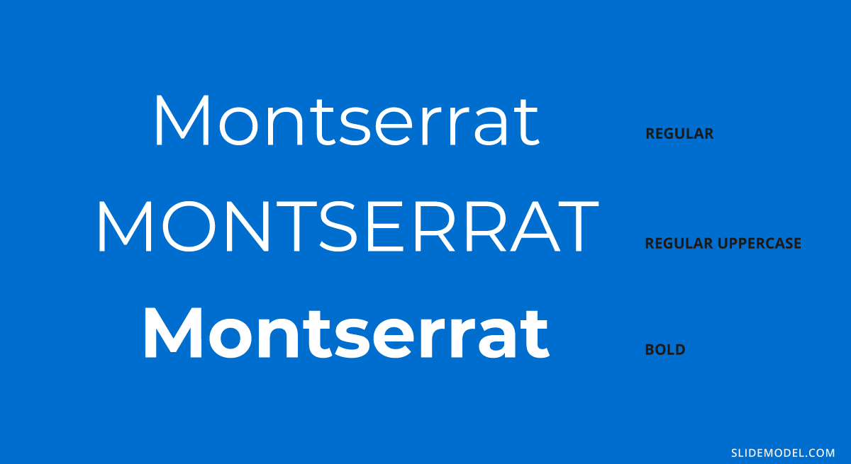 Montserrat typeface