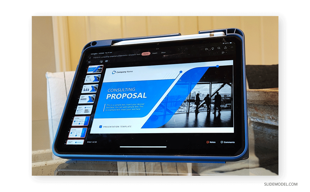How to deliver a PowerPoint presentation from an iPad