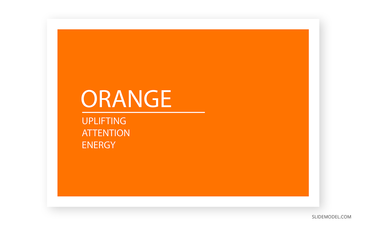orange color psychology
