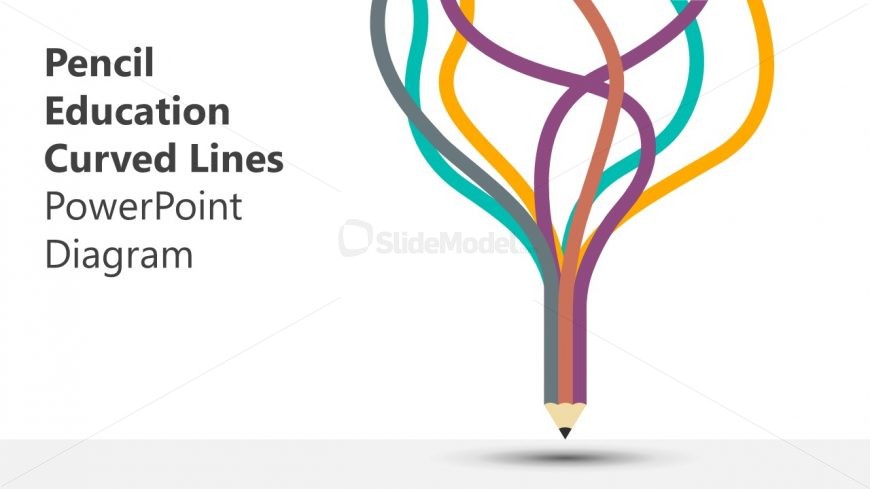 Template of Curved Pencil Lines