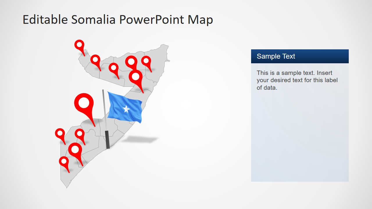Presentation of Somalia Editable Map